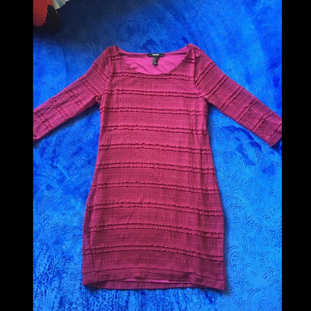 Burgandy Dress
